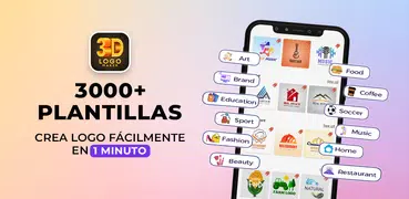 3D Logo Maker: Creador de Logo