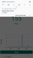 Simple Step Counter(Pedometer) captura de pantalla 1