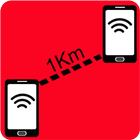 Distance between devices icono
