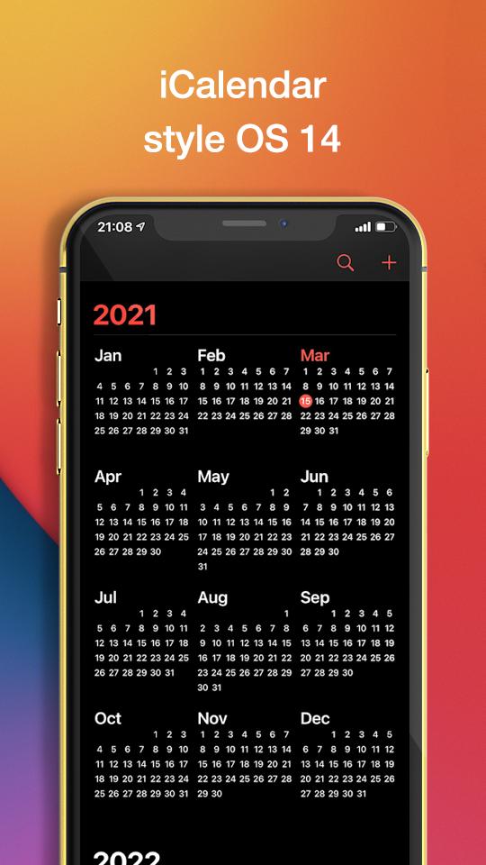 Icalendar. ICALENDAR IOS 15 V. 2.2.2 Pro.