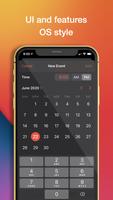 iCalendar iOS 14 – Calendar style iPhone 12 تصوير الشاشة 1