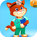 القط الطبيب : مستشفى الحيوانات الأليفة 🐱 APK