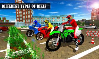 Bike Parking Moto Driving Game تصوير الشاشة 1