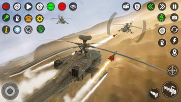 Gunship Bataille Hélicoptère Affiche