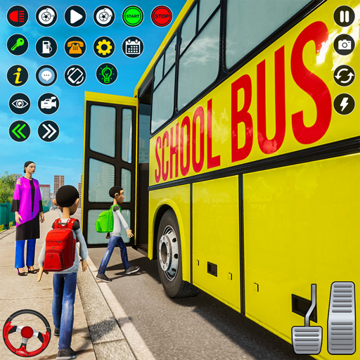 jogo de ônibus escolar 3D