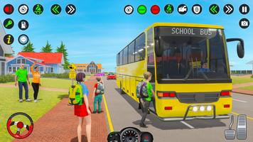 High School Bus Driving 3D स्क्रीनशॉट 1