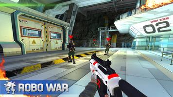 Robot Gun Shooting Games War постер