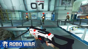 Robot Gun Shooting Games War syot layar 1