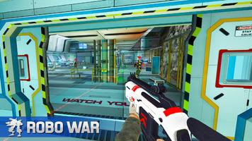 Robot Gun Shooting Games War ảnh chụp màn hình 2