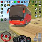 ऊपरी offroad बस ड्राइविंग सिम आइकन