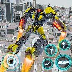 US Police Robot Car Transform XAPK download