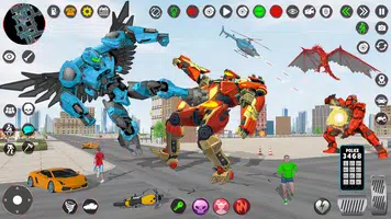 US Police Robot Car Transform Screenshot 5