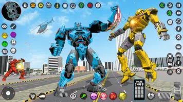 US Police Robot Car Transform Screenshot 3