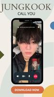 JUNGKOOK FAKE CALL YOU captura de pantalla 1