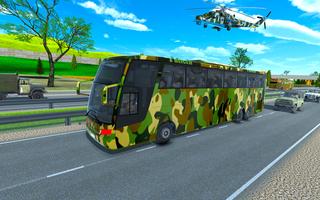 US Army Bus Game- Bus Driver الملصق