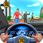 Taxi Driver Game - Offroad Taxi Driving Sim آئیکن