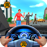 jeu de chauffeur taxi - simulation conduite taxi icône