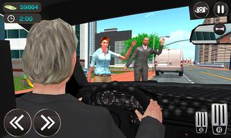 jeu de chauffeur taxi - simulation conduite taxi Affiche