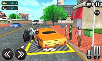 Trò chơi lái xe taxi - offroad taxi lái xe sim ảnh chụp màn hình 1