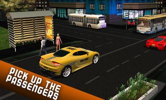 USA City Taxi Driver Mania Fun پوسٹر