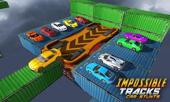 Crazy Car Stunts - Impossible tracks driving sim screenshot 2