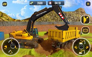 Excavator City Construction 3D captura de pantalla 1