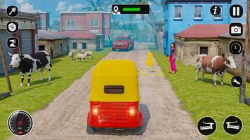 توك توك آلي عربة يد سائق 3D تصوير الشاشة 2