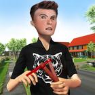 ikon Virtual Tetangga Permainan SMA Bully Boy Family