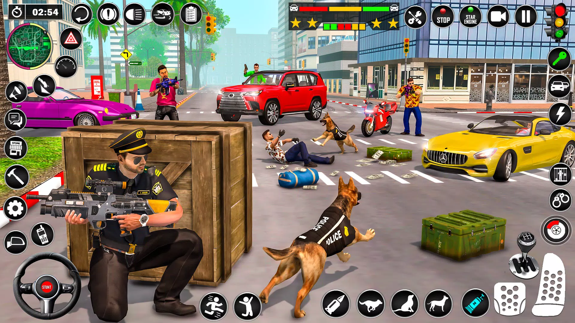 Download do APK de Cachorro correr atrás Jogos : Polícia Crime