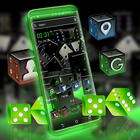 3D Dice Neon Launcher Theme Zeichen