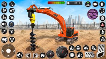 Heavy Drill Excavator Games poster