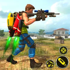 Jetpack Flying Shooting: Free FPS Game APK Herunterladen