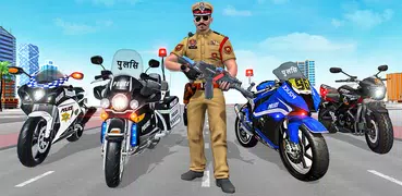 Indian Police Moto Bike Games