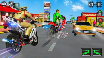 Indian Police Moto Bike Games capture d'écran 2