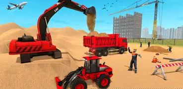 砂の掘削機のシミュレータの 3D