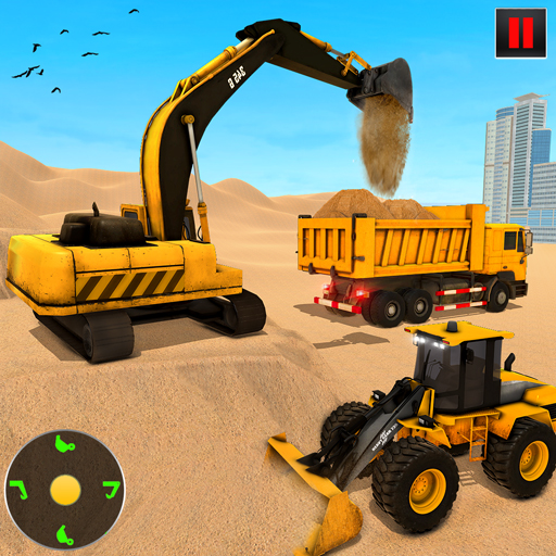 砂の掘削機のシミュレータの 3D