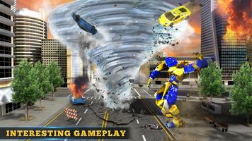 Tornado Transform Robot Wars الملصق