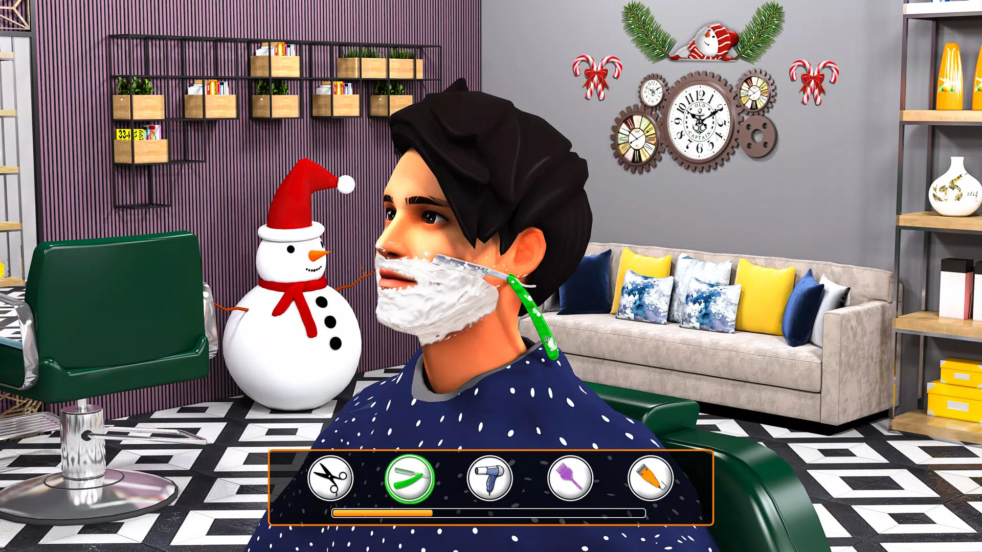 Real Barber Shop Haircut Salon 3D- Hair Cut Games APK pour Android  Télécharger