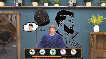 Barber Shop Hair Cut Sim Games ảnh chụp màn hình 2