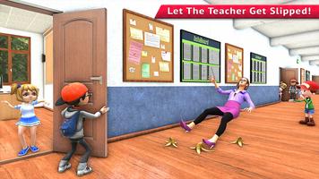Scary Evil Teacher 3D Games capture d'écran 1