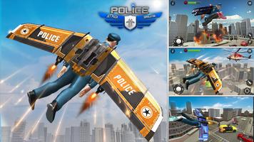 Volant Jetpack héro Crime City capture d'écran 3