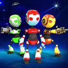 Futuristic Robot Gang Party 3D icon