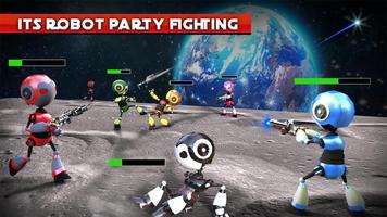 Futuristic Robot Gang Party 3D تصوير الشاشة 1