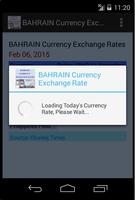 BAHRAIN Currency Exchange Rate Affiche
