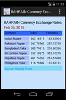 BAHRAIN Currency Exchange Rate Screenshot 1