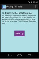 Driving License Road Test Tips captura de pantalla 3