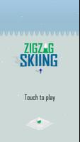 ZigZag Skiing Affiche
