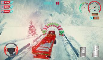 Chrismas HillClimb Truck Drive screenshot 2