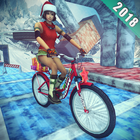 Xmas Mountain Bicycle Stunt アイコン