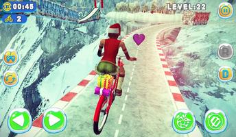 Xmas Mountain Bicycle Stunt スクリーンショット 1